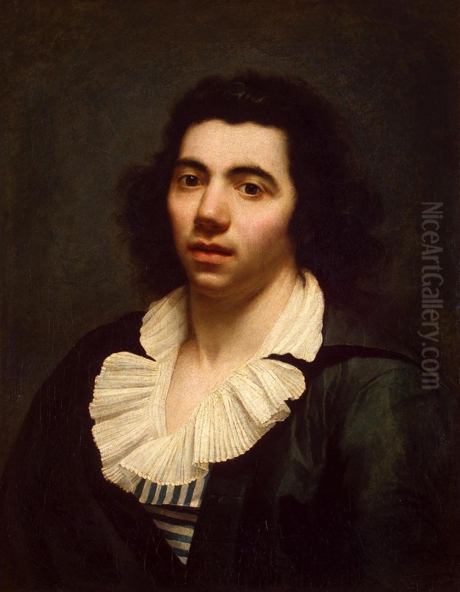 Self-portrait Oil Painting by Anne-Louis Girodet de Roucy-Triosson