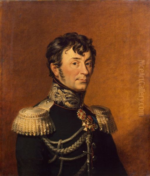 Karl Fedorovic KLODT FON URGENSBURG Oil Painting by George Dawe