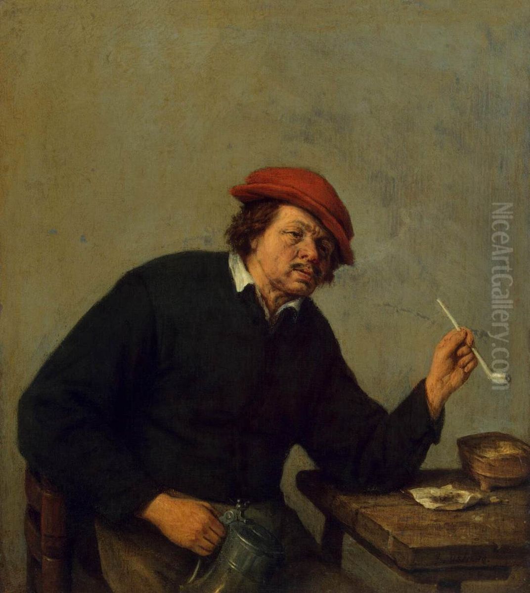 [1] Oil Painting by Adriaen van Ostade