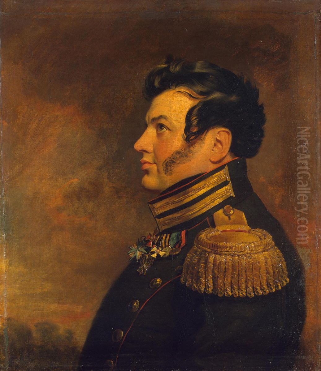 Portrait of Maxim K. Kryzhanovsky (1777-1839) Oil Painting by George Dawe