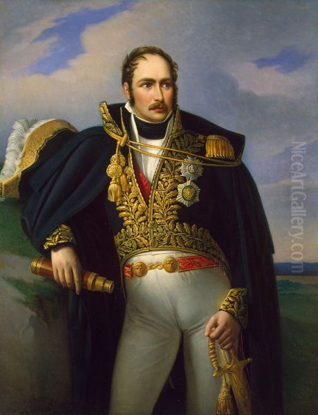 Portrait of Eugene de Beauharnais Oil Painting by Johann Heinrich Richter