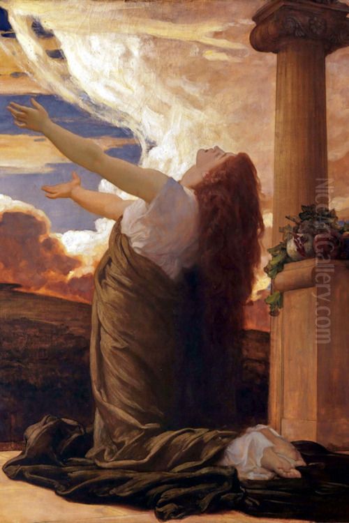Clytie. Oil Painting by Lord Frederick Leighton