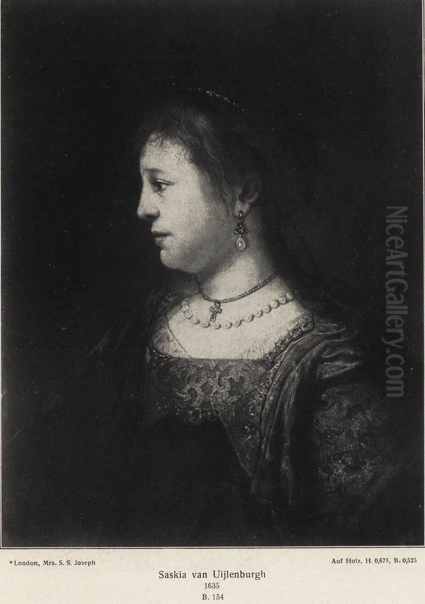 Saskia Oil Painting by Rembrandt