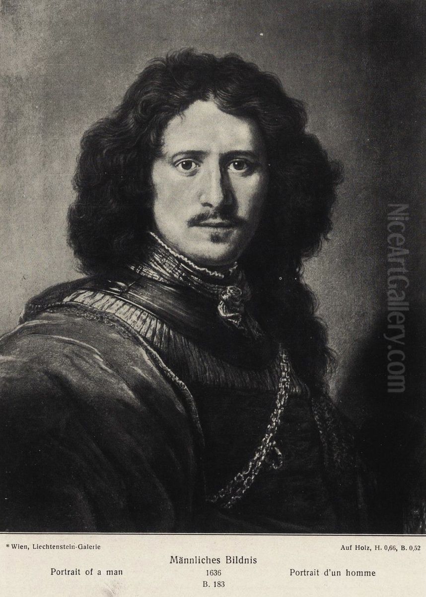 Portrait of an Officer Oil Painting by Rembrandt