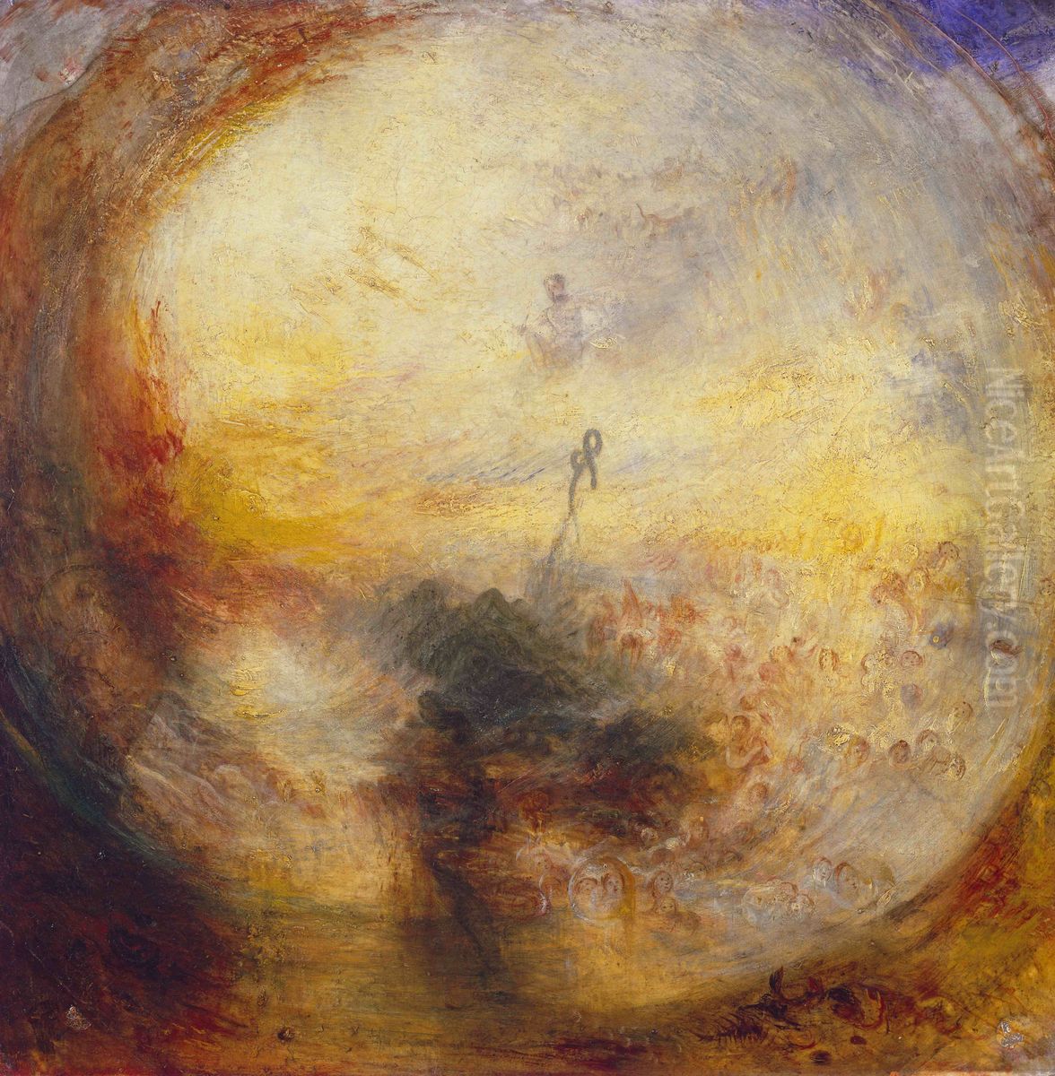 Light and Colour (Goethe's Theory)  - the Morning after the Deluge - Moses Writing the Book of Genesis Oil Painting by J. M. W. Turner Light and Colour (Goethe's Theory)  - the Morning after the Deluge - Moses Writing the Book of Genesis Oil Painting by J. M. W. Turner