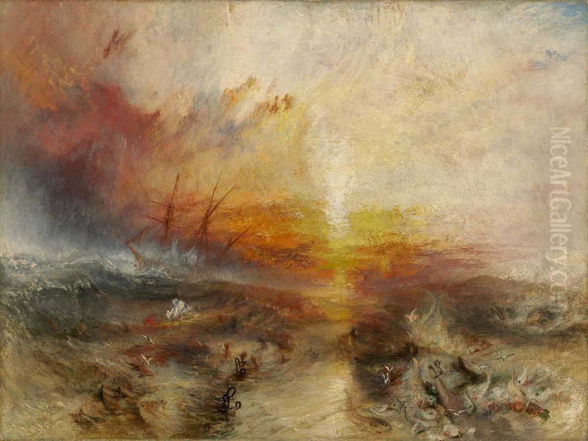 The Slave Ship Oil Painting by J. M. W. Turner