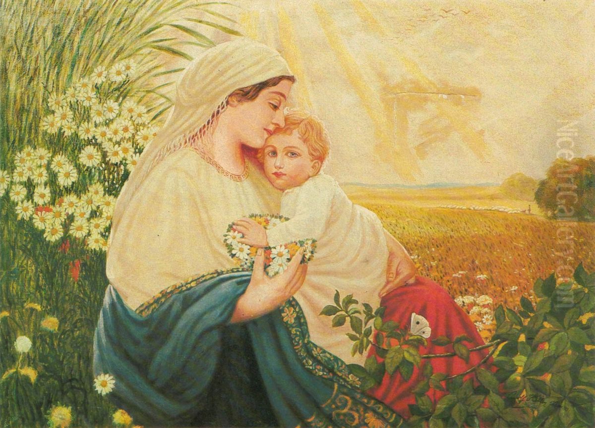 Mutter Maria Oil Painting by Adolf Hitler
