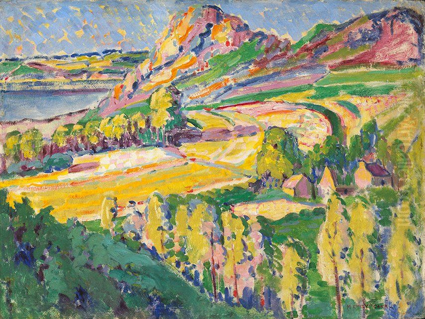 Autumn in France Oil Painting by Emily M. Carr