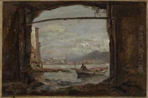 View from a grotto near Posillipo