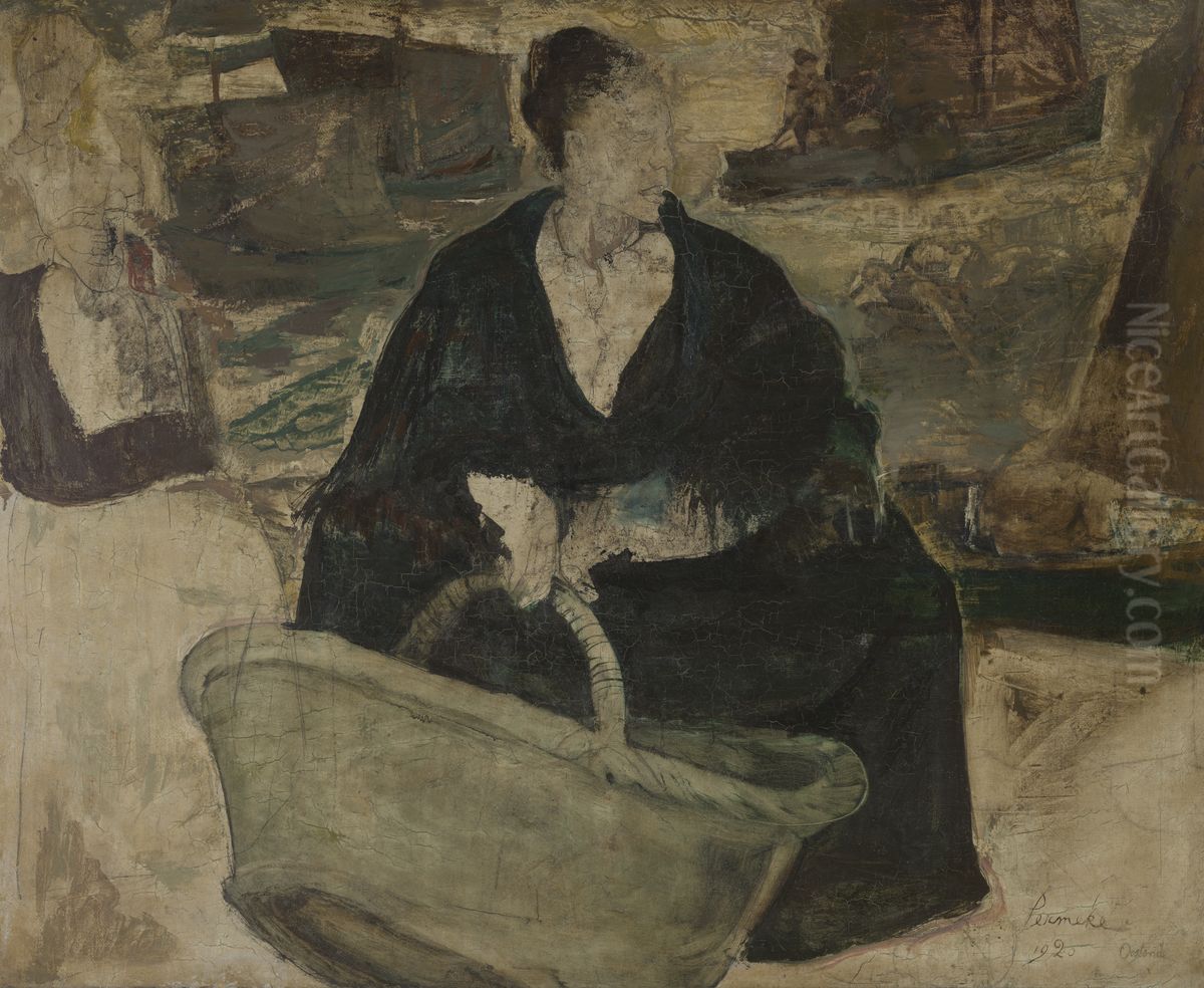 Fisherman's Wife Oil Painting by Constant Permeke