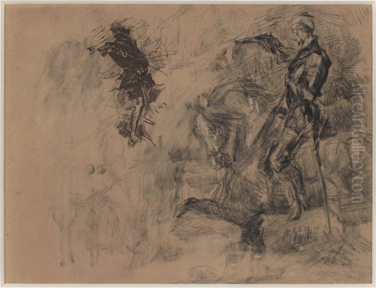 Don Quichotte Oil Painting by James Ensor