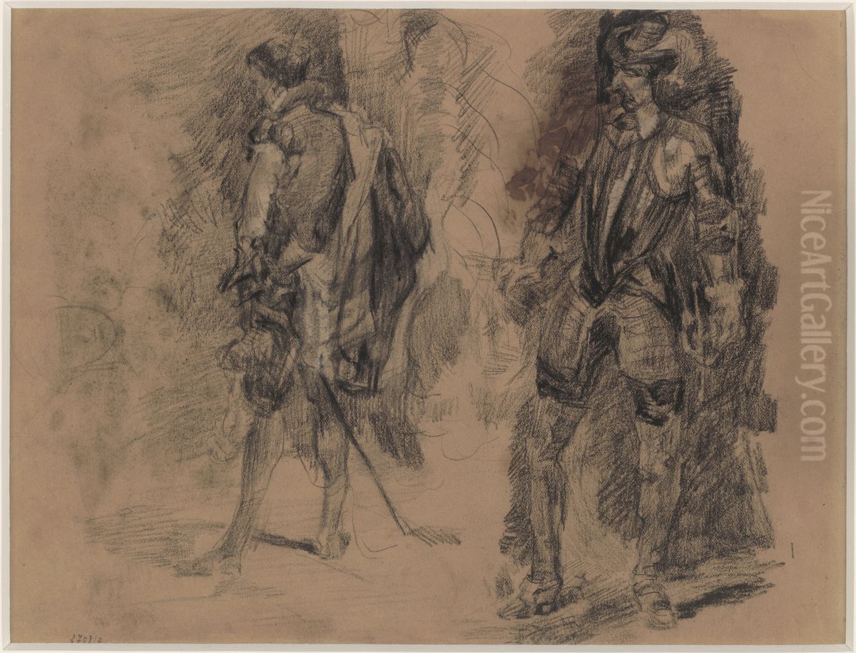 Don Quichotte Oil Painting by James Ensor