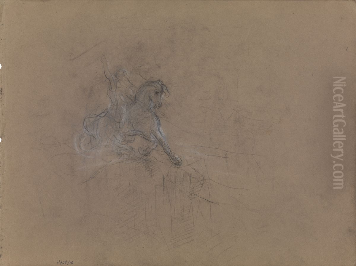 Ruiter Oil Painting by James Ensor