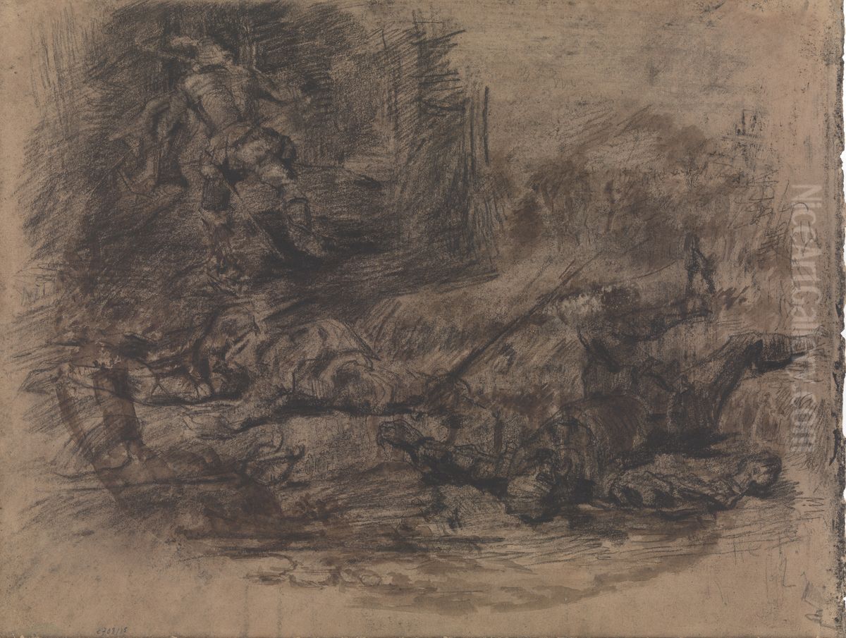 Don Quichotte Oil Painting by James Ensor