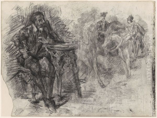 Don Quichotte Oil Painting by James Ensor