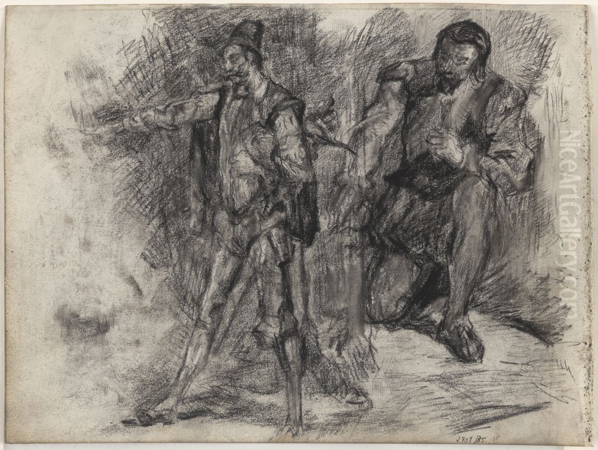 Don Quichotte Oil Painting by James Ensor