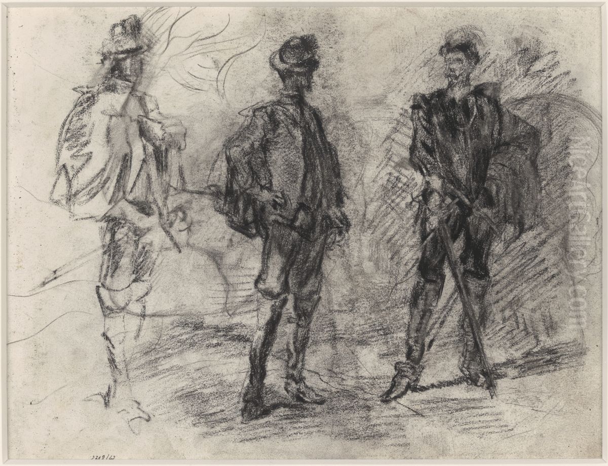 Don Quichotte Oil Painting by James Ensor