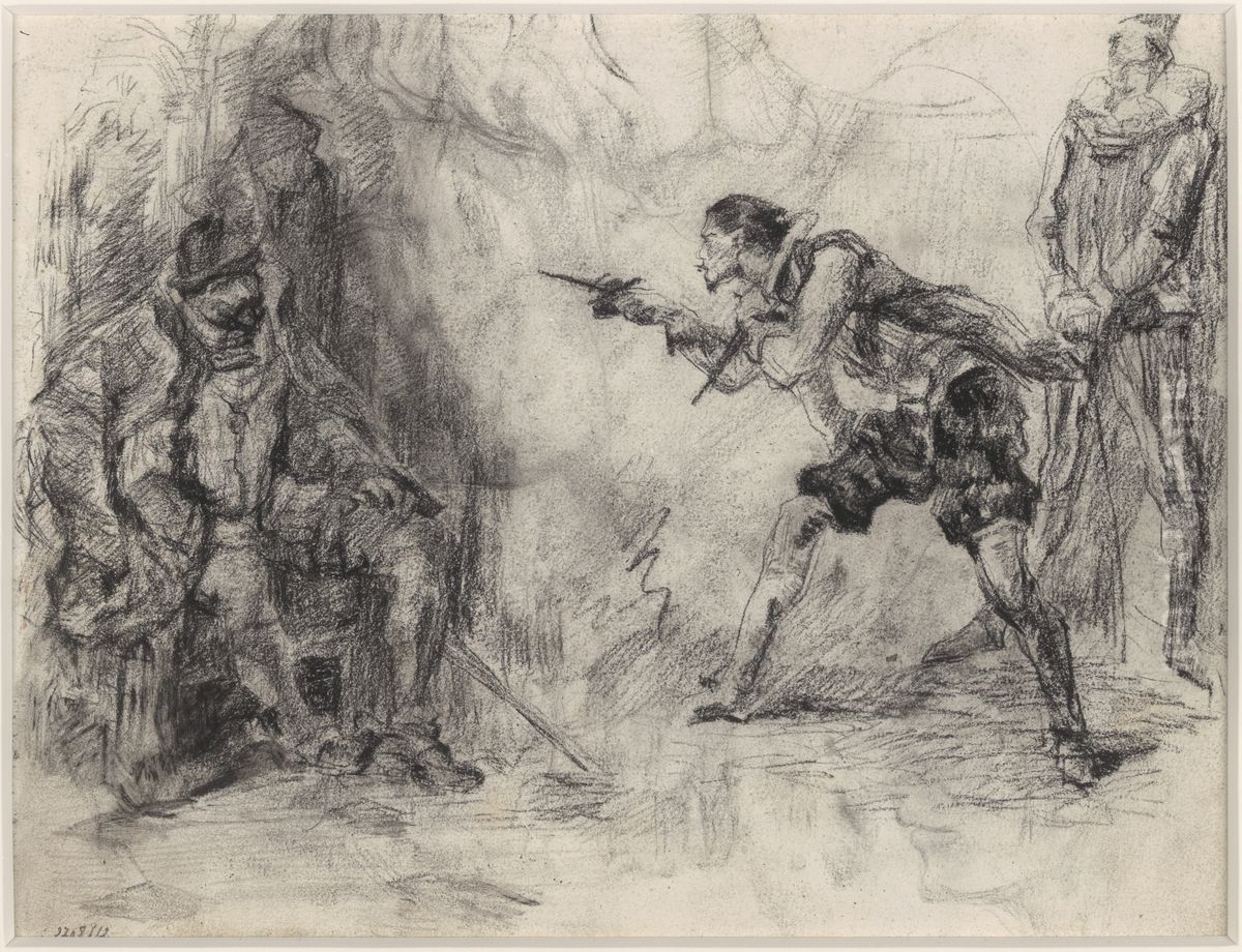 Don Quichotte Oil Painting by James Ensor