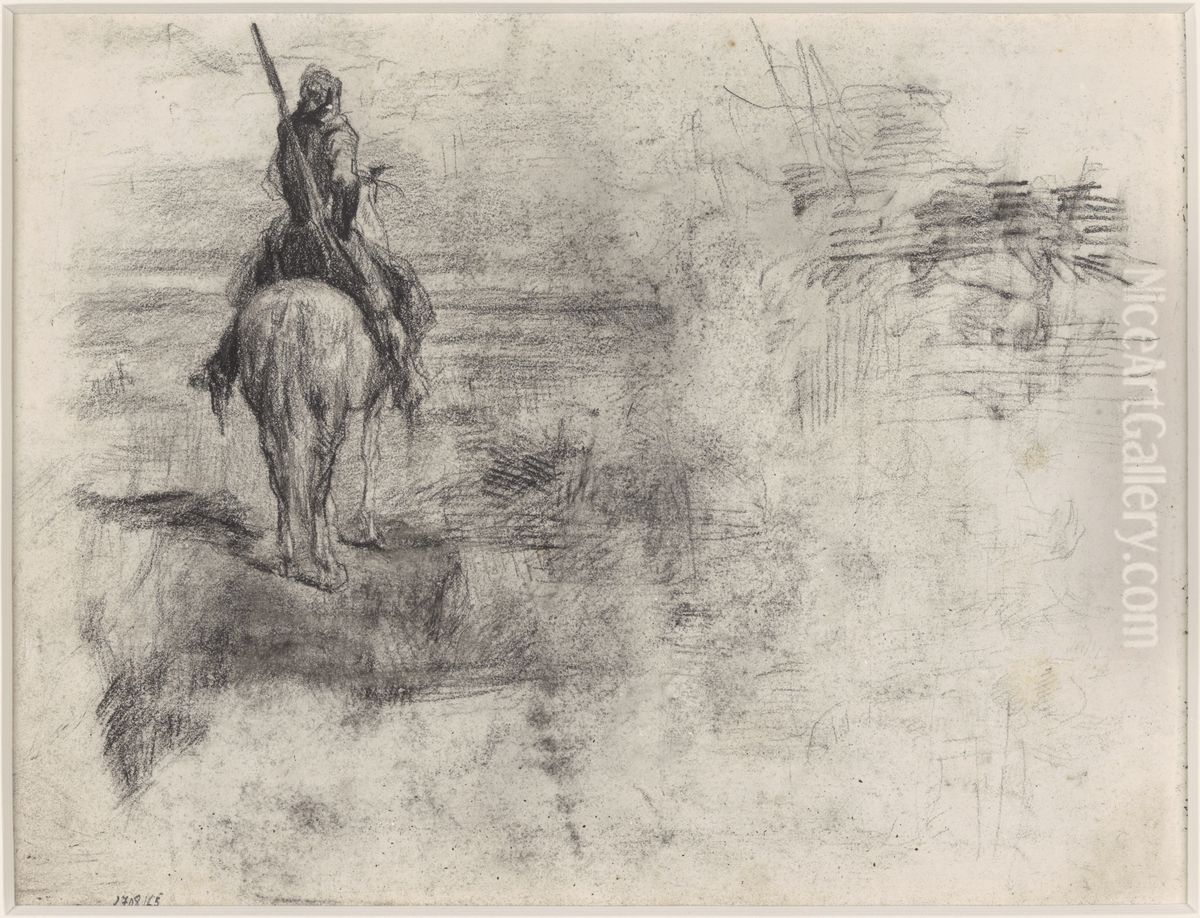 Don Quichotte Oil Painting by James Ensor