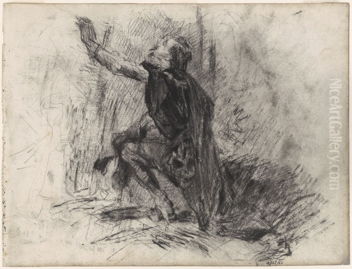 Don Quichotte Oil Painting by James Ensor