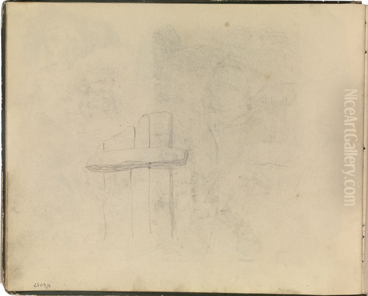 Detail van afsluiting Oil Painting by James Ensor