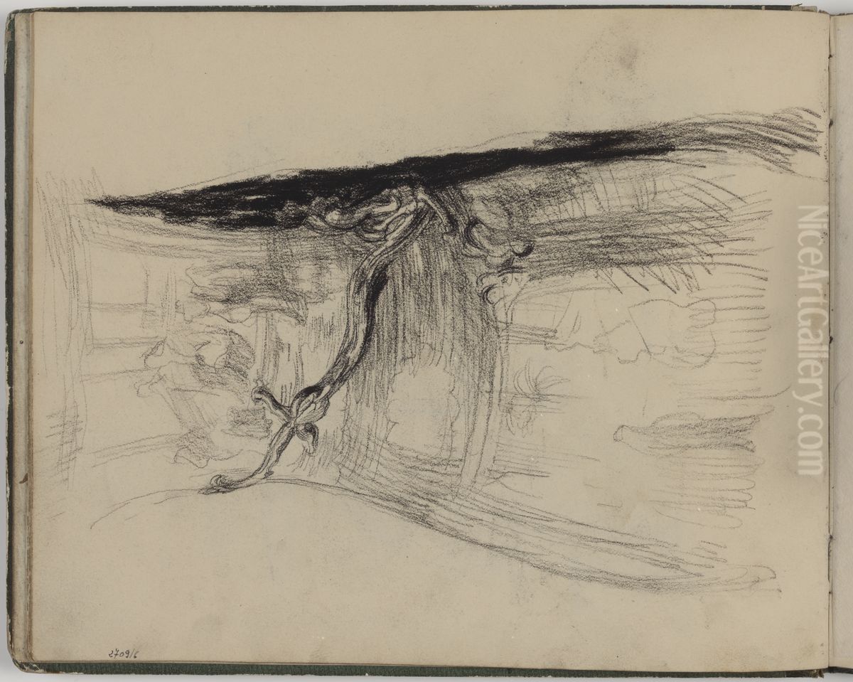 Fragment van vaas Oil Painting by James Ensor