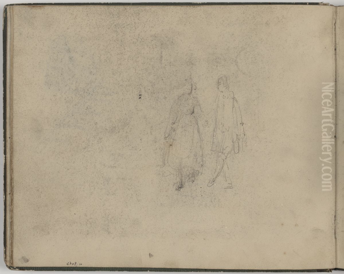 Dansend paar Oil Painting by James Ensor