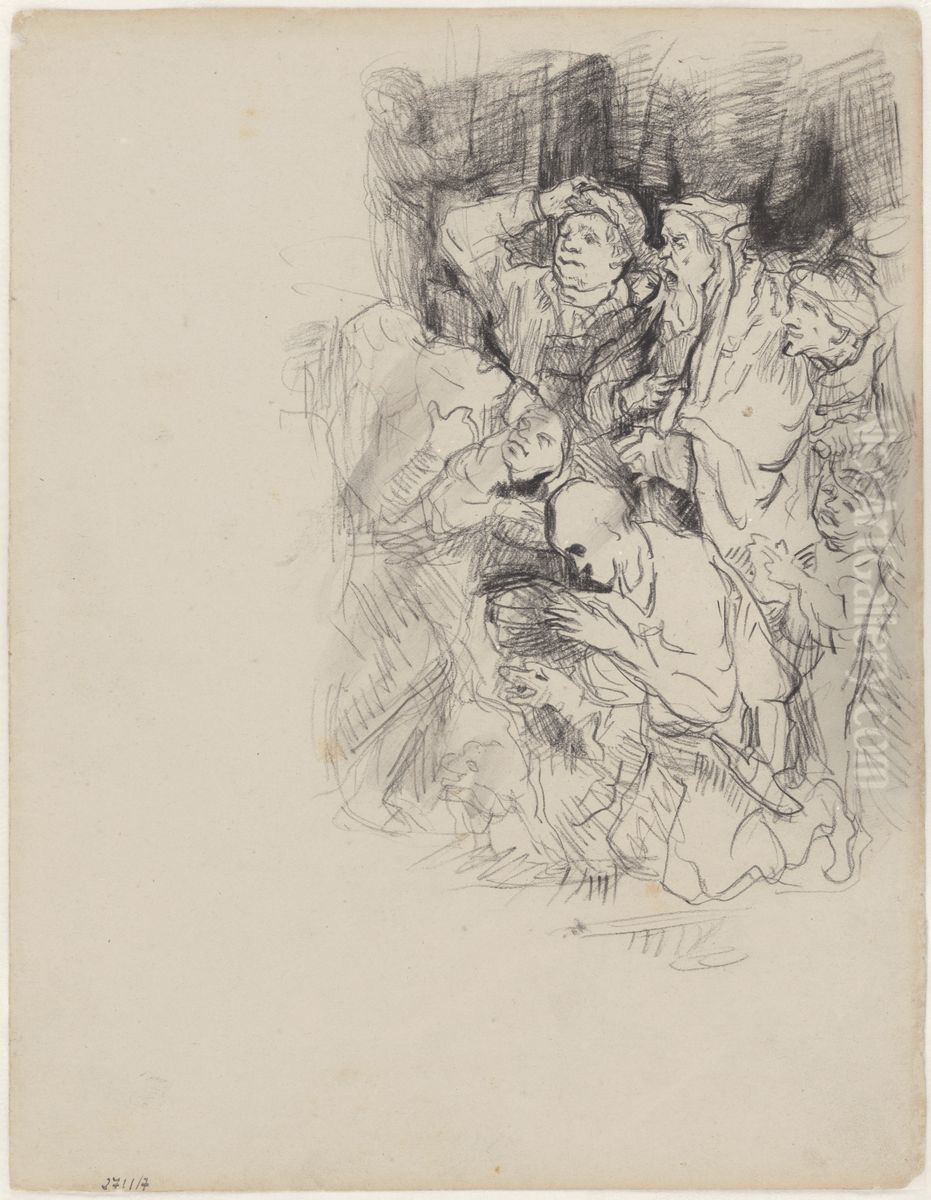 Mordecai's Triumph Oil Painting by James Ensor
