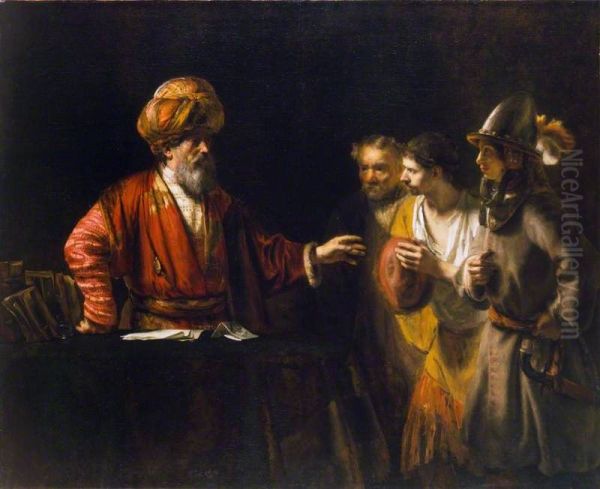 The Centurion Cornelius Oil Painting by Rembrandt