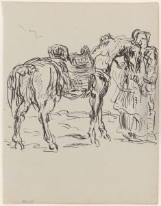 Arabische ruiter en paard