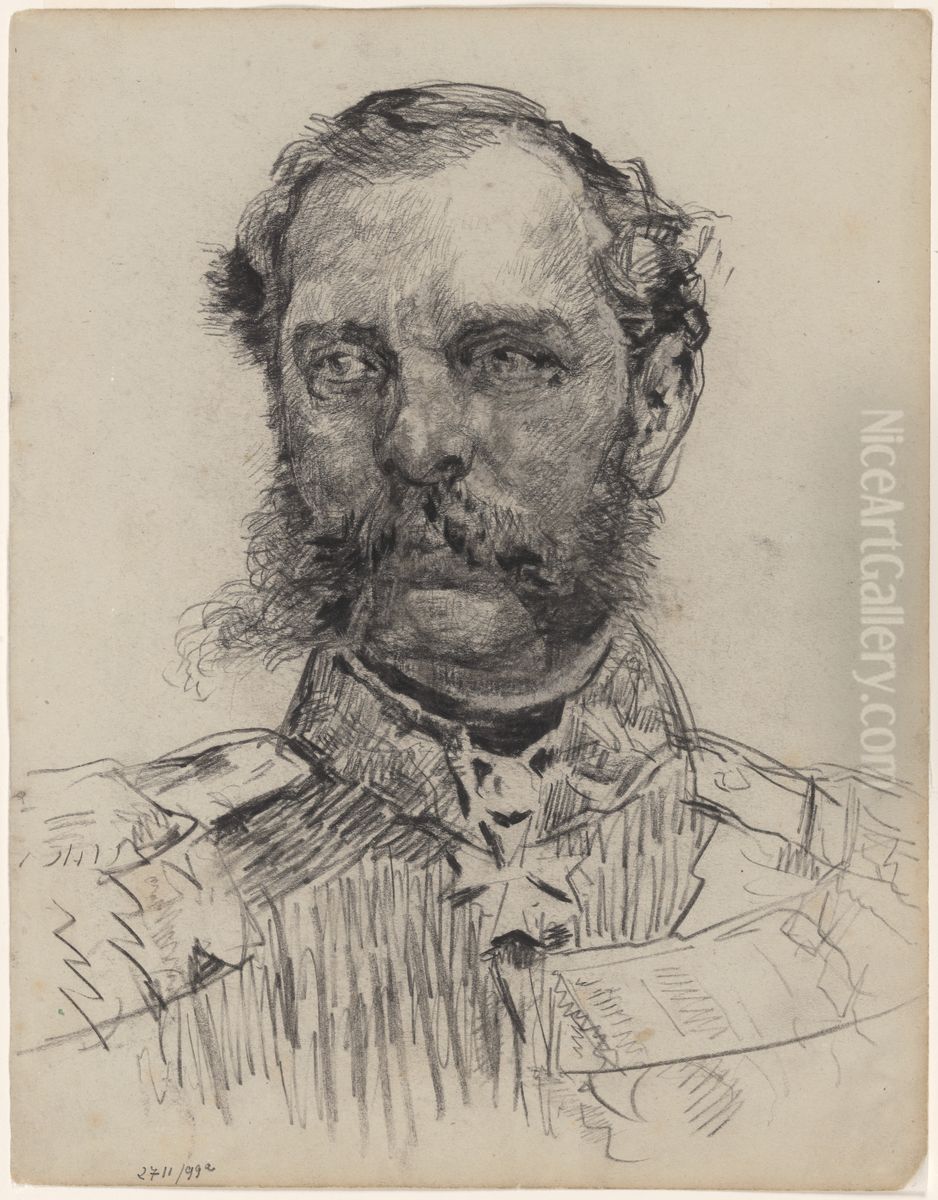 Portrait of a Man Oil Painting by James Ensor