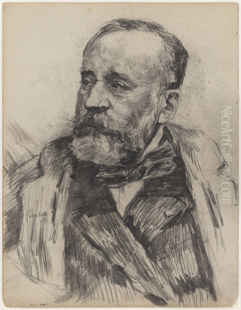 Portrait of a Man Oil Painting by James Ensor