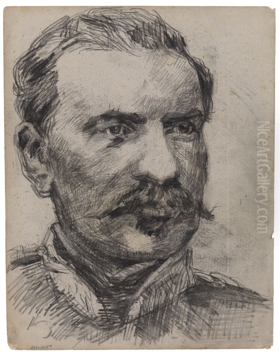 Portrait of a Man Oil Painting by James Ensor