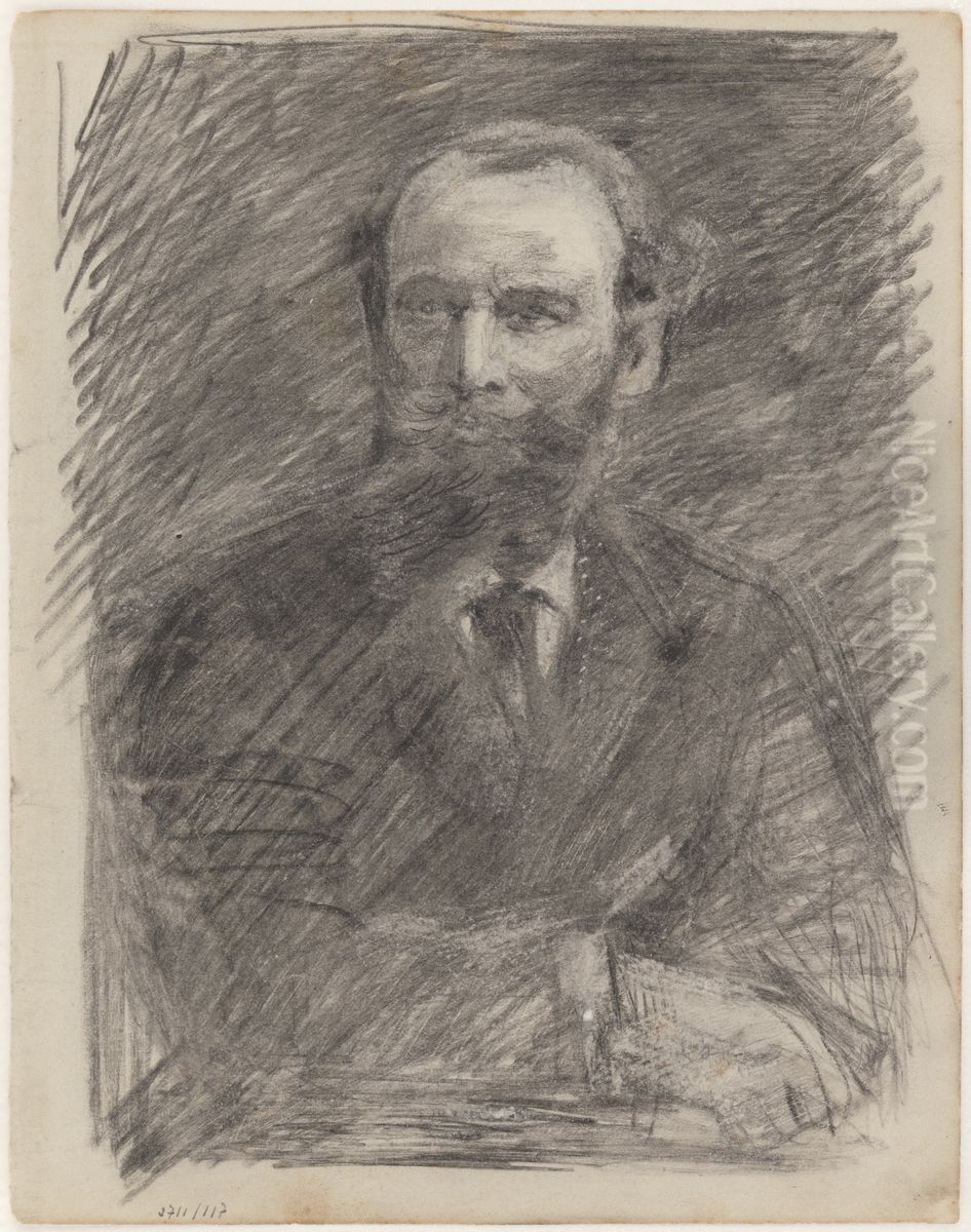 The Painter Edouard Manet Oil Painting by James Ensor
