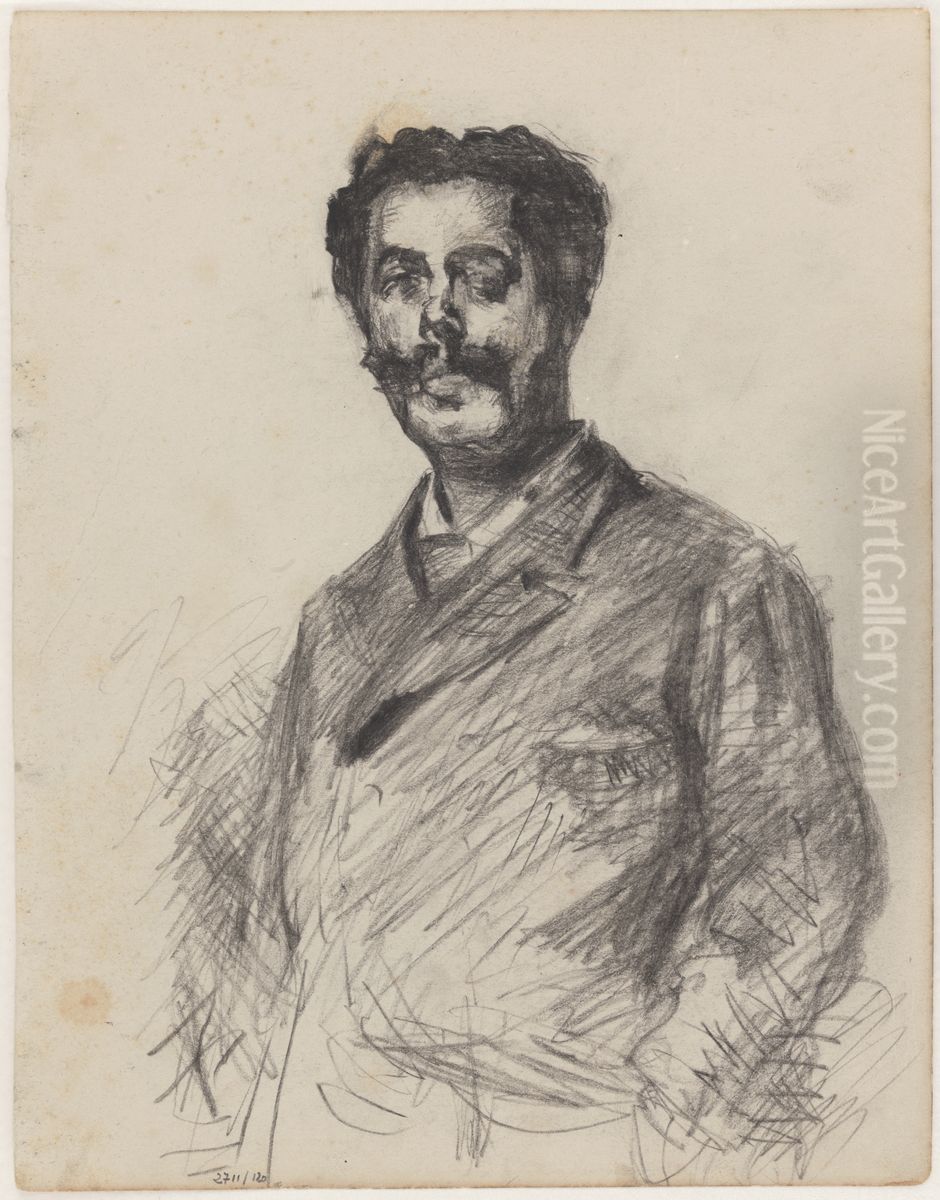 The Journalist Paul de Cassagnac Oil Painting by James Ensor