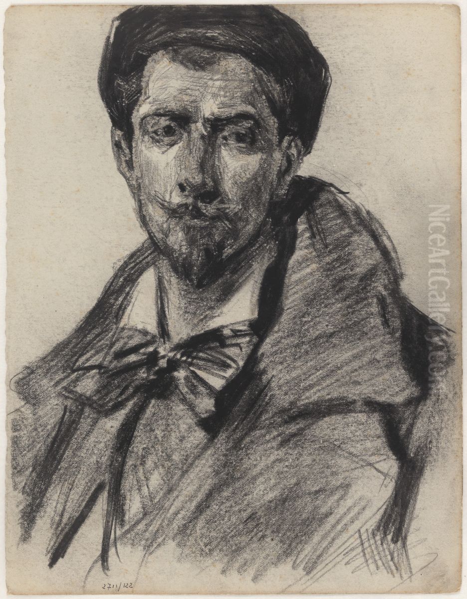 The Poet Jean Richepin Oil Painting by James Ensor