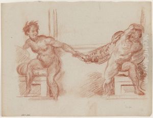 Two Nude Figures