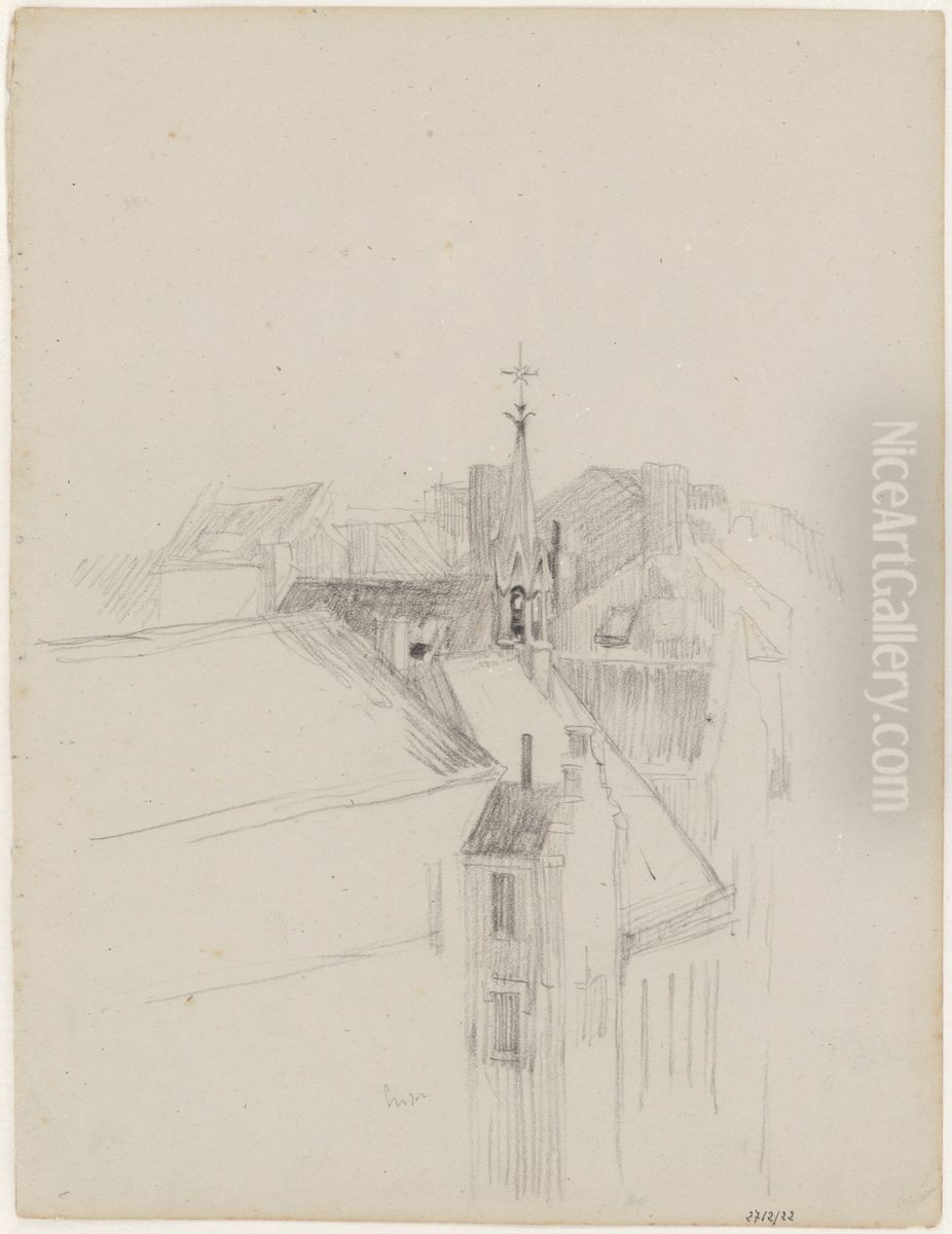 Van Izegemlaan in Ostend Oil Painting by James Ensor Van Izegemlaan in Ostend Oil Painting by James Ensor