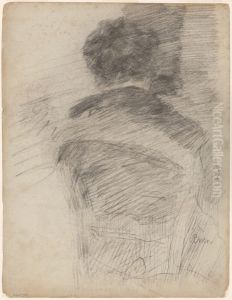 Femme assise vue de dos
