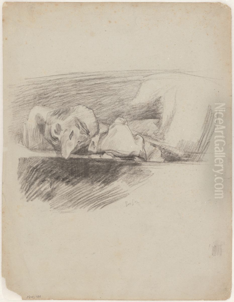 Two masks Oil Painting by James Ensor