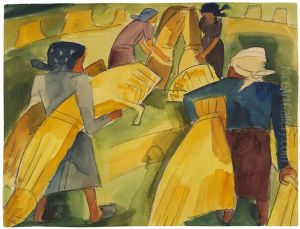 Frauen bei der Ernte