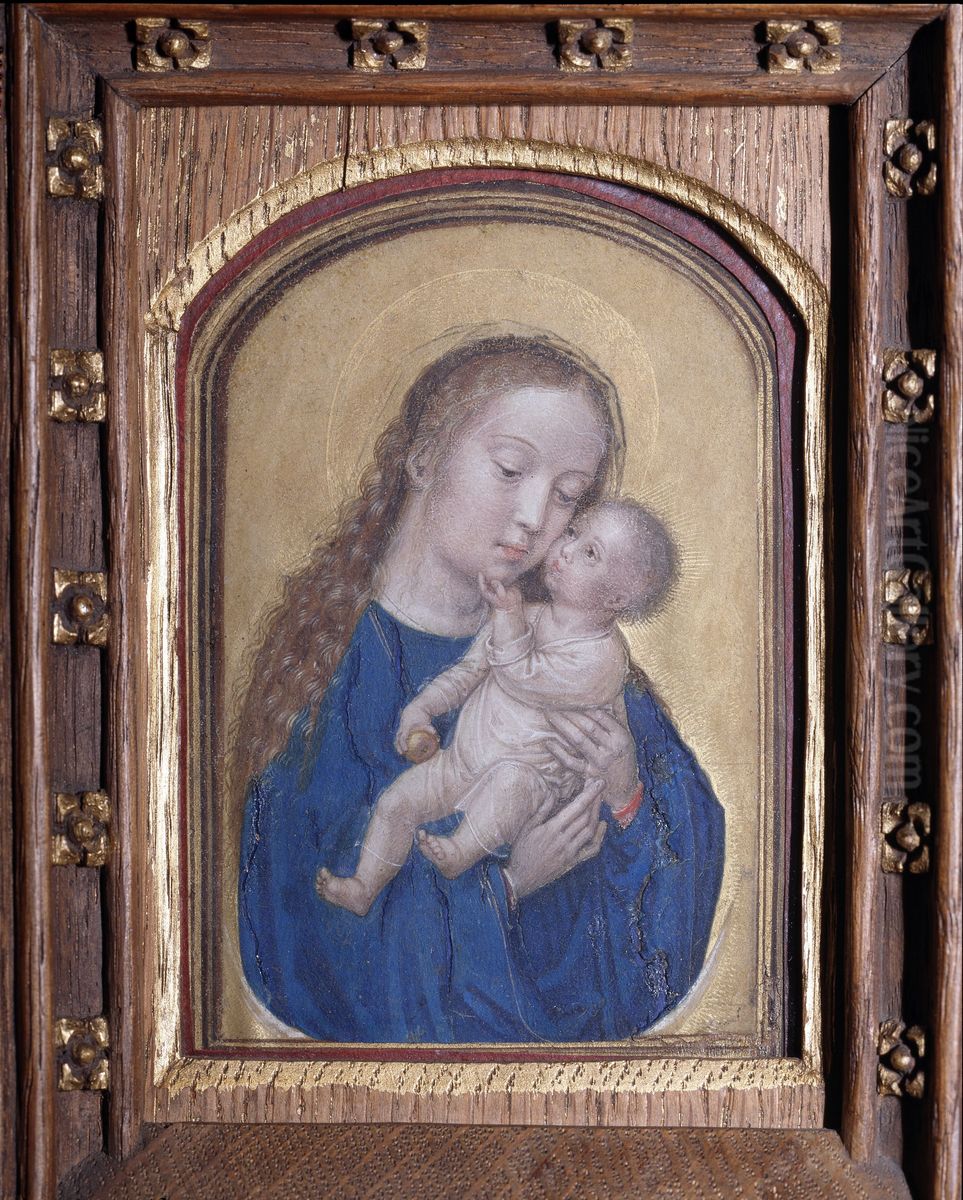 The Virgin and Child Oil Painting by Simon Bening The Virgin and Child Oil Painting by Simon Bening