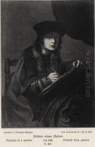 Portrait of a Painter with Long Curls