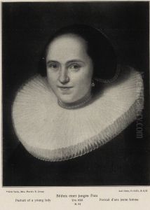 Portrait of a Young Woman wrongly called Wife of Burgomaster Six