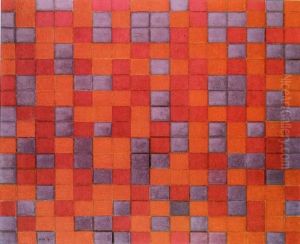Composition Checkerboard, Dark Colors