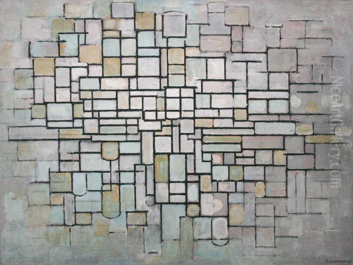 Composition No. 11. Oil Painting by Piet Mondrian