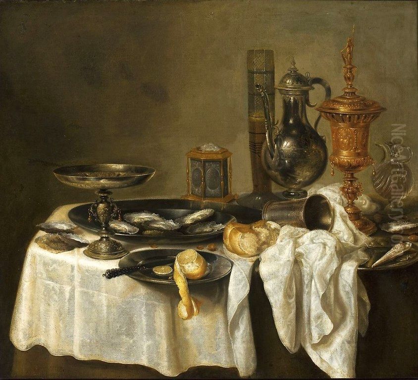 Breakfast. Oil Painting by Jan Albertsz Rotius