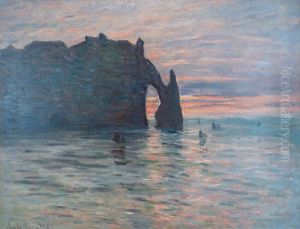 Sunset at Etretat