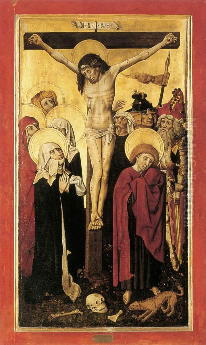 Crucifixion Oil Painting by Master of the Straus Madonna