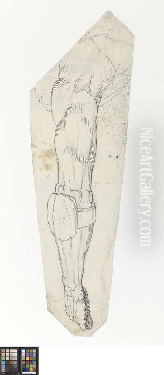 Arm van de Borghese gladiator Oil Painting by Joseph Charles de Meulemeester